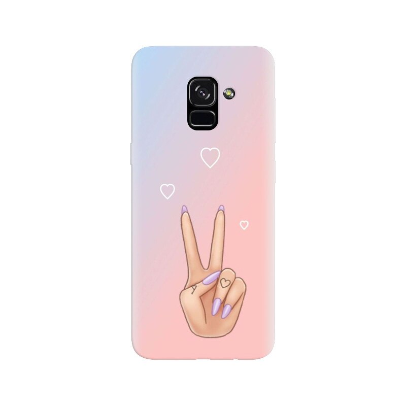 Husa silicon pentru Samsung Galaxy A5 2018, Victory Love