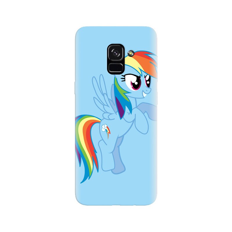 Husa silicon pentru Samsung Galaxy A5 2018, Rainbow Dash