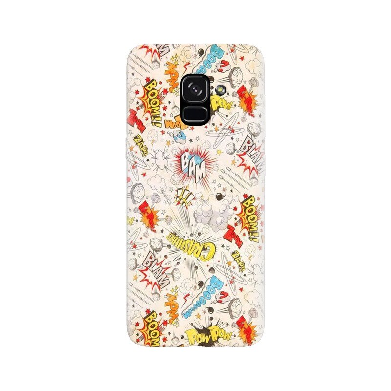 Husa silicon pentru Samsung Galaxy A5 2018, Vintage Comic