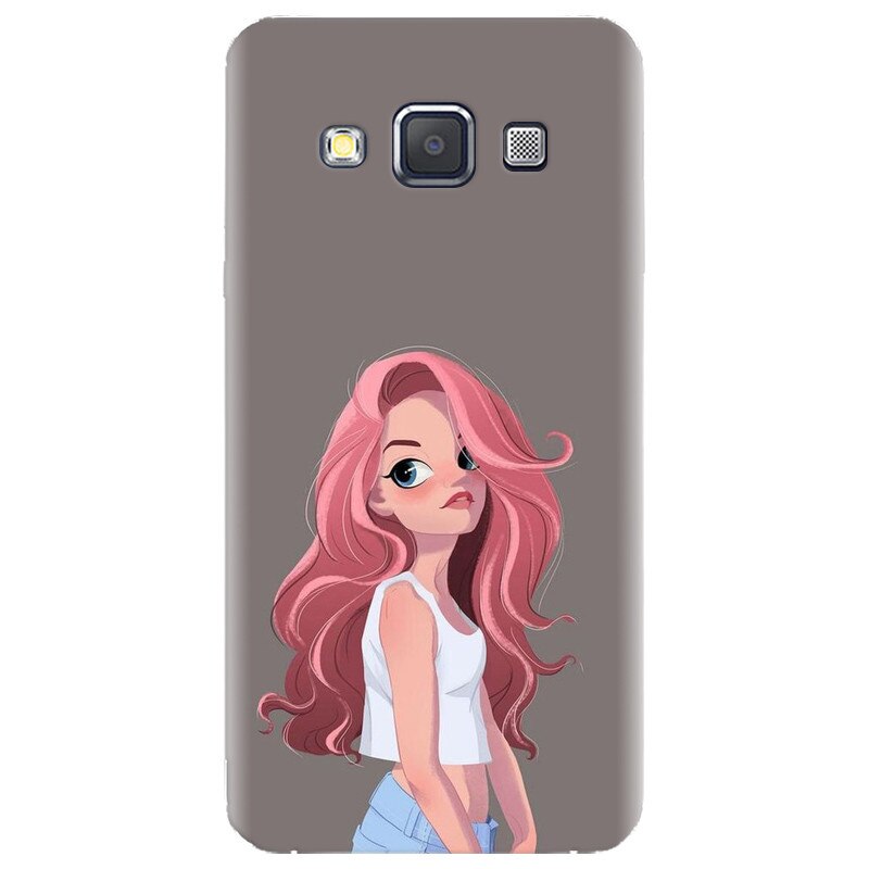 Husa silicon pentru Samsung Galaxy A5, Cute Girl