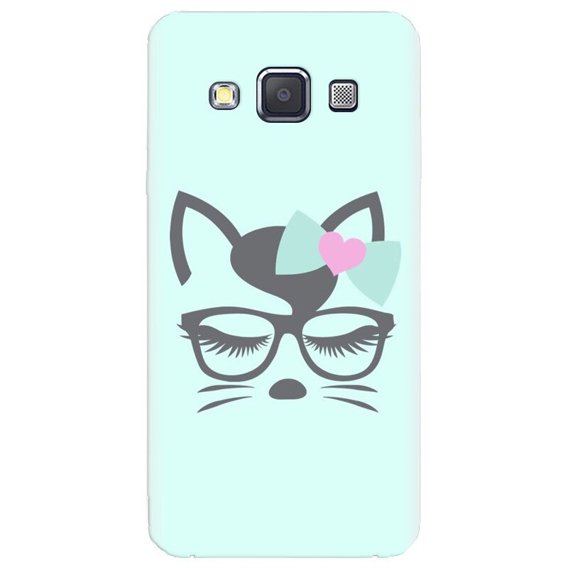 Husa silicon pentru Samsung Galaxy A5, Angel Cat