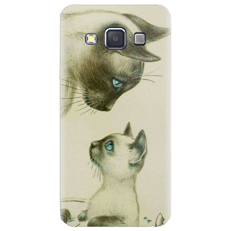 Husa silicon pentru Samsung Galaxy A3, Little Cat