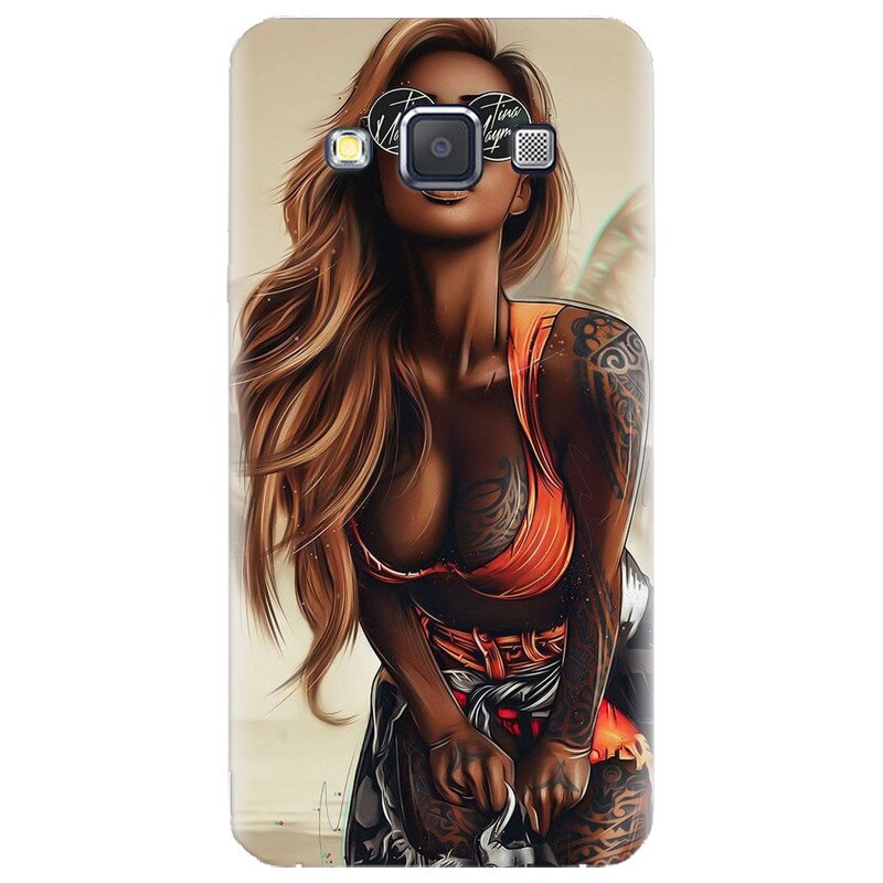 Husa silicon pentru Samsung Galaxy A5, Tattoed Girl