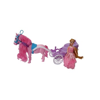 Set Jucarie Toi Toys-Caleasca cu Printesa si Calut Set Jucarie Toi Toys-Caleasca cu Printesa si Calut