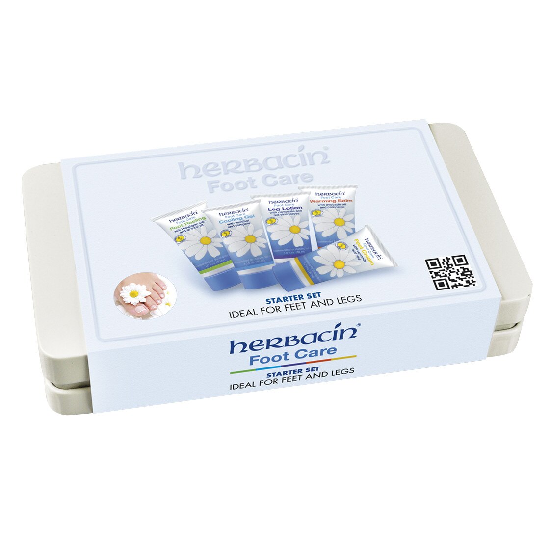 Set cadou ingrijire picioare, Herbacin, 5 x 30 ml