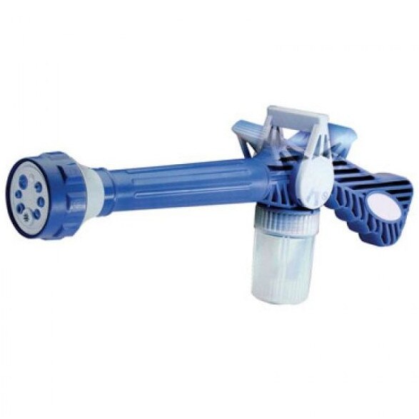 Pistol de stropit multifunctional cu dispenser pentru detergent