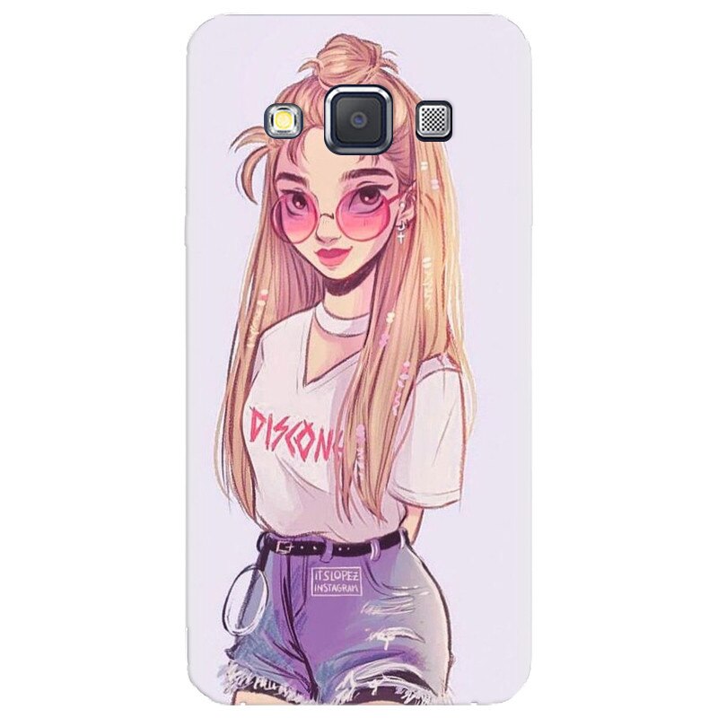 Husa silicon pentru Samsung Galaxy A3, Girl Look