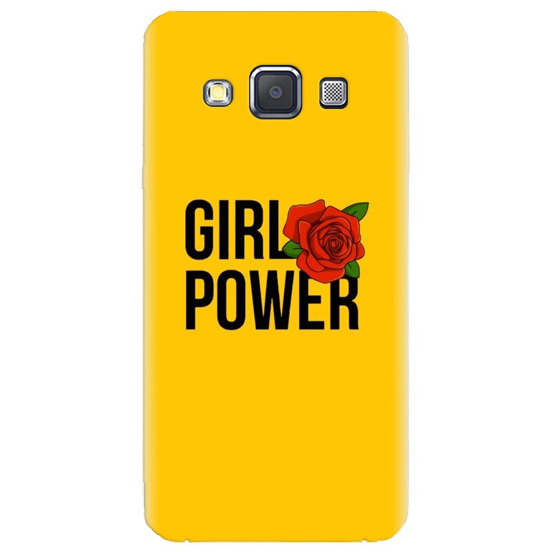 Husa silicon pentru Samsung Galaxy A5, Girl Power