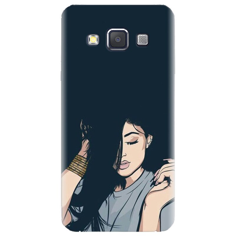 Husa silicon pentru Samsung Galaxy A5, Simple Girl