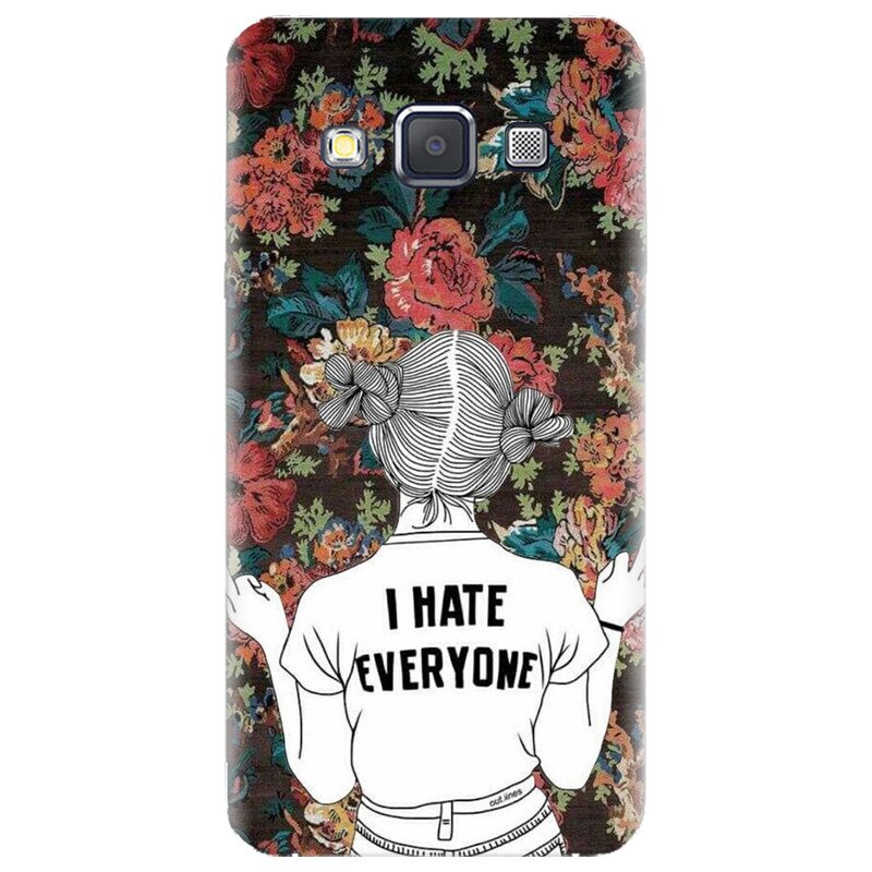 Husa silicon pentru Samsung Galaxy A3, I Hate Everyone