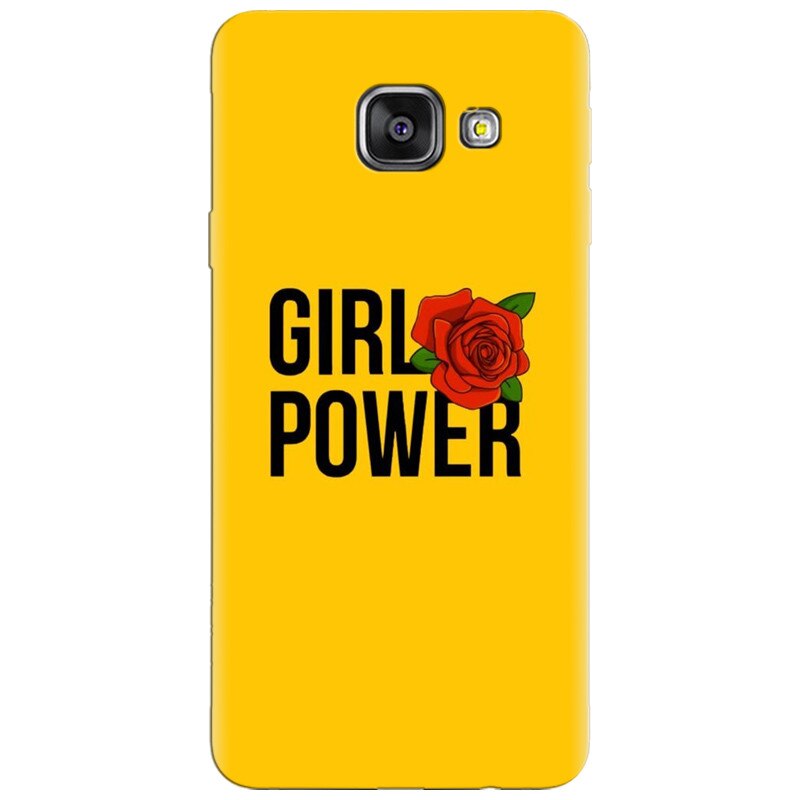 Husa silicon pentru Samsung Galaxy A3 2016, Girl Power