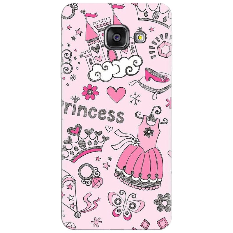 Husa silicon pentru Samsung Galaxy A3 2016, Princess