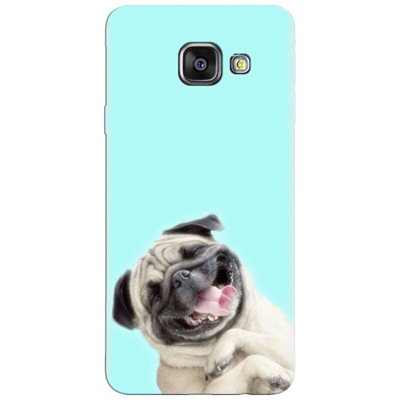 Husa silicon pentru Samsung Galaxy A3 2016, Happy Dog