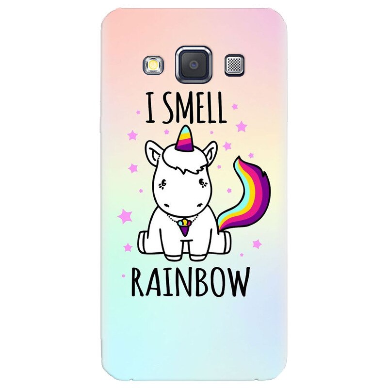 Husa silicon pentru Samsung Galaxy A3, I Smell Rainbow