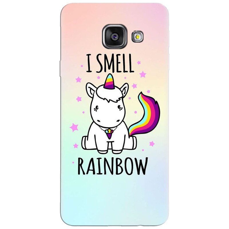Husa silicon pentru Samsung Galaxy A7 2016, I Smell Rainbow