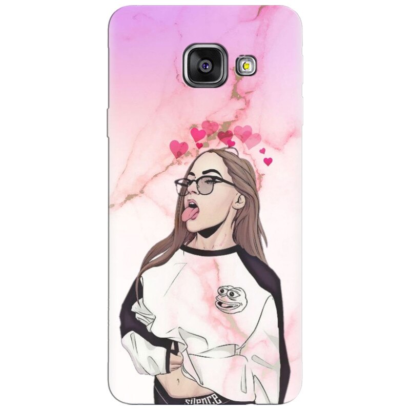 Husa silicon pentru Samsung Galaxy A3 2016, Bad Girl