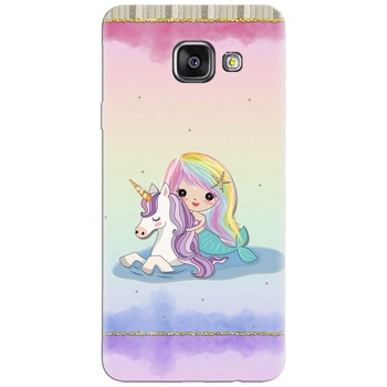 Husa silicon pentru Samsung Galaxy A5 2016, Mermaid Unicorn Play Husa silicon pentru Samsung Galaxy A5 2016, Mermaid Unicorn Play