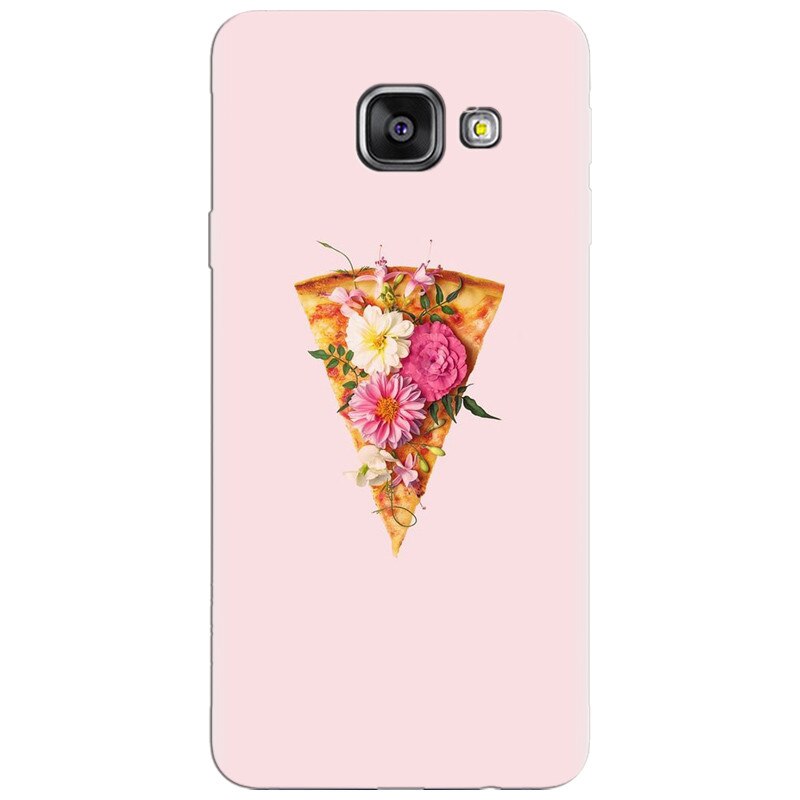 Husa silicon pentru Samsung Galaxy A5 2016, Flower Pizza