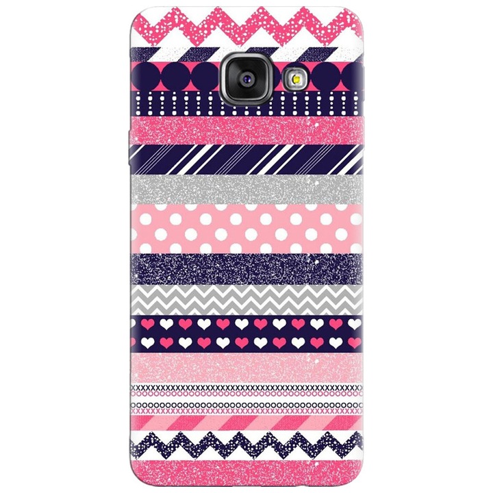 Husa silicon pentru Samsung Galaxy A5 2016, Love Pattern