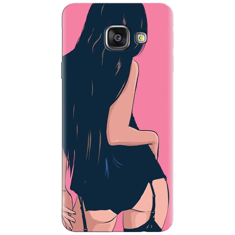 Husa silicon pentru Samsung Galaxy A5 2016, Girl With Long Hair