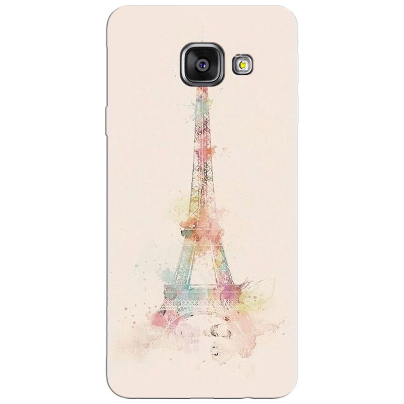 Husa silicon pentru Samsung Galaxy A3 2016, Eiffel Tower
