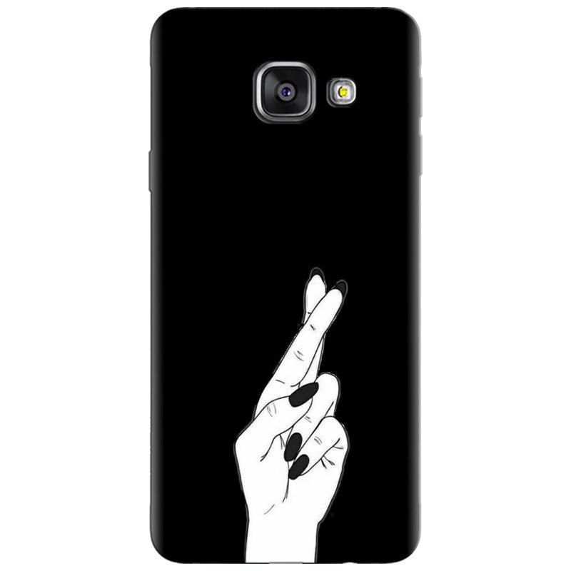 Husa silicon pentru Samsung Galaxy A5 2016, Finger Cross