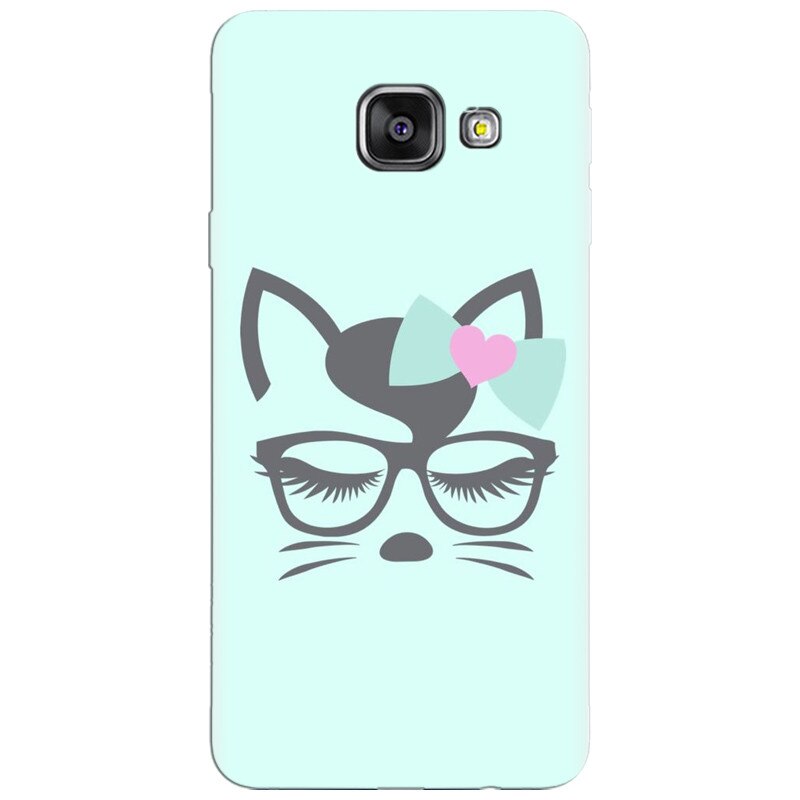 Husa silicon pentru Samsung Galaxy A5 2016, Angel Cat