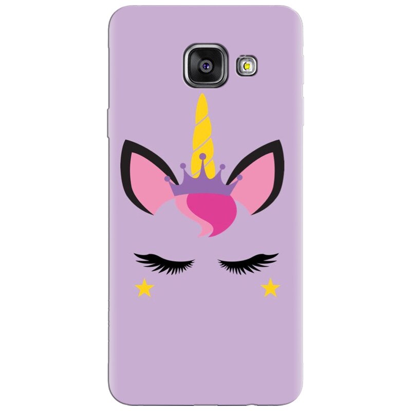 Husa silicon pentru Samsung Galaxy A3 2016, Unicorn Shine
