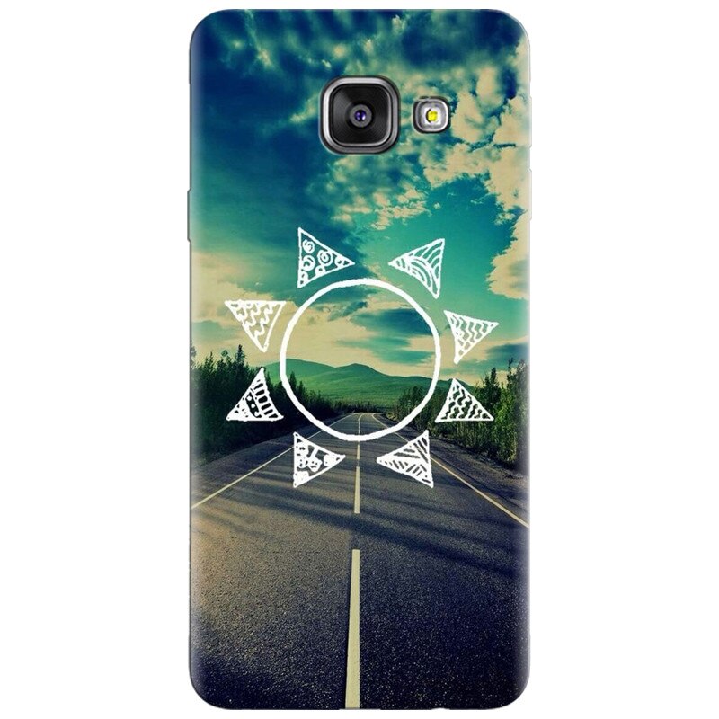 Husa silicon pentru Samsung Galaxy A3 2016, Sun On The Road