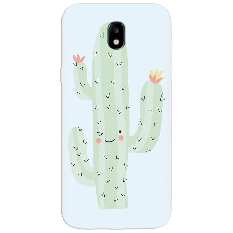 Husa silicon pentru Samsung Galaxy A5 2017, Cactus