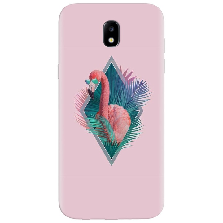 Силиконов кейс за Samsung Galaxy A7 2017, Flamingo Със Слънчеви очила