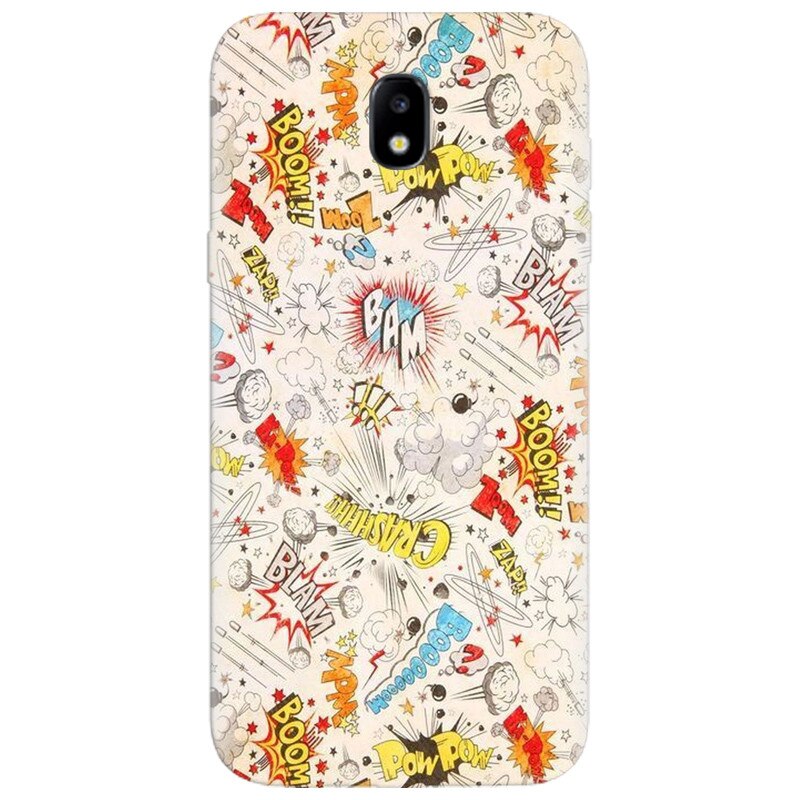 Husa silicon pentru Samsung Galaxy A3 2017, Vintage Comic