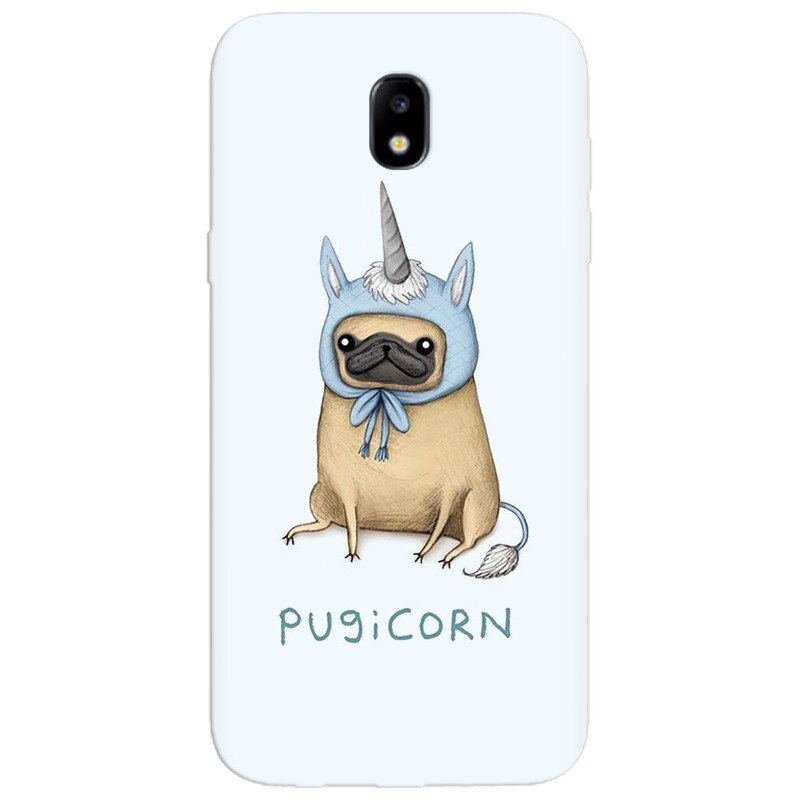 Husa silicon pentru Samsung Galaxy A7 2017, Pugicorn