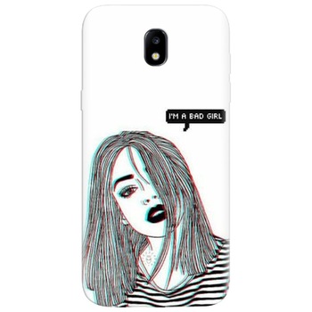 Husa silicon pentru Samsung Galaxy A5 2017, Im A Bad Girl Husa silicon pentru Samsung Galaxy A5 2017, Im A Bad Girl
