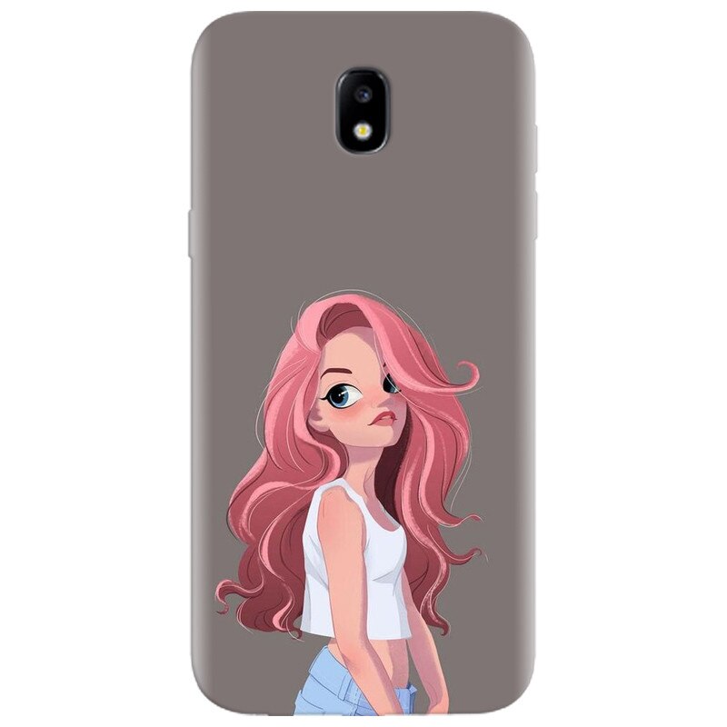 Husa silicon pentru Samsung Galaxy A5 2017, Cute Girl