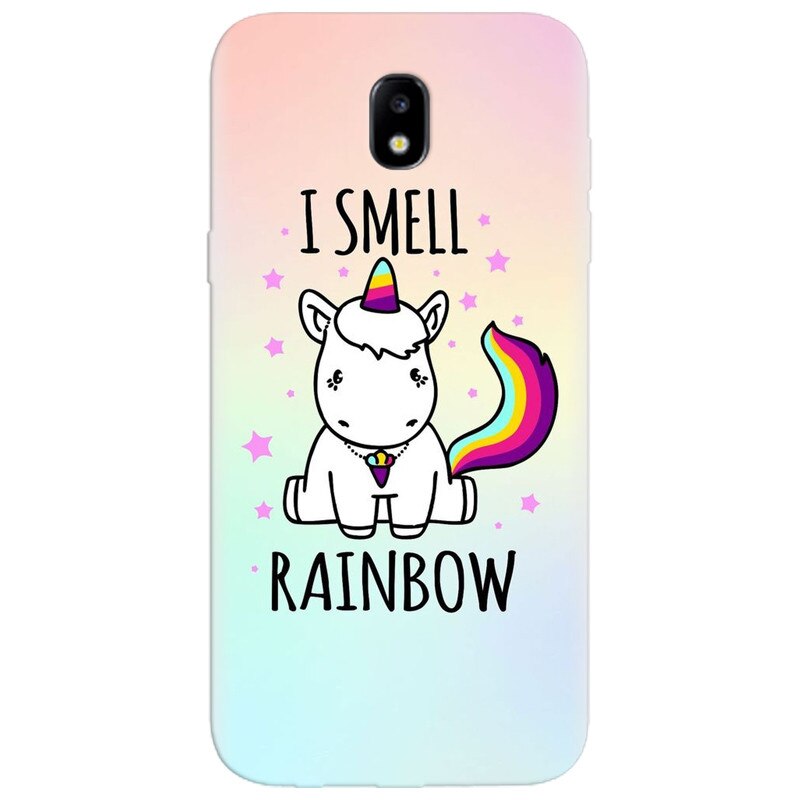 Husa silicon pentru Samsung Galaxy A3 2017, I Smell Rainbow