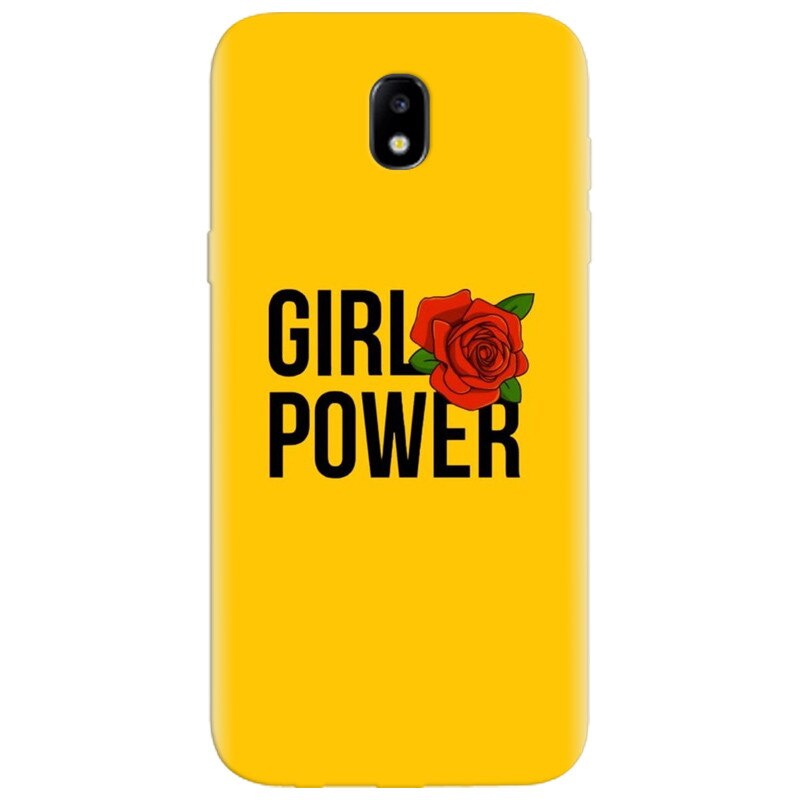 Husa silicon pentru Samsung Galaxy A3 2017, Girl Power