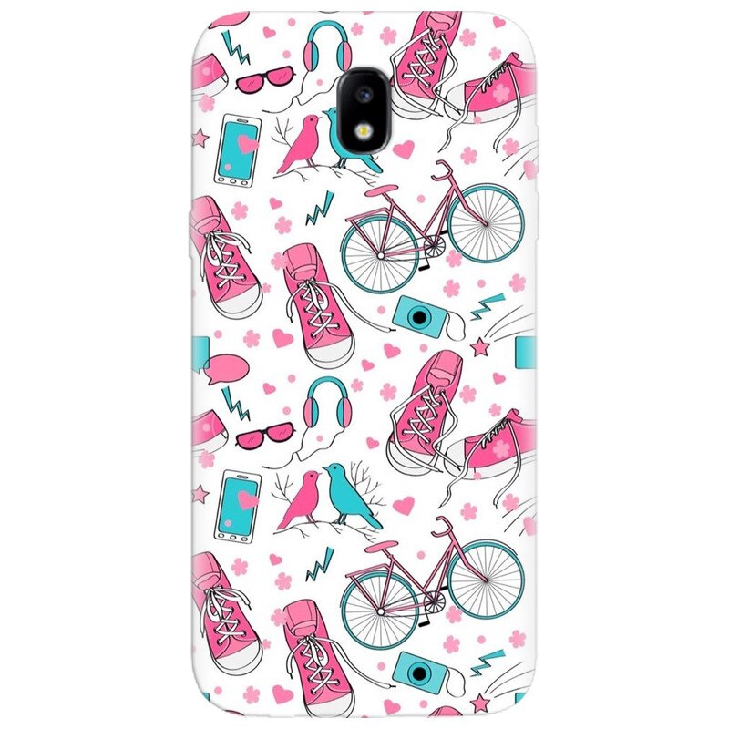 Husa silicon pentru Samsung Galaxy A3 2017, Travel