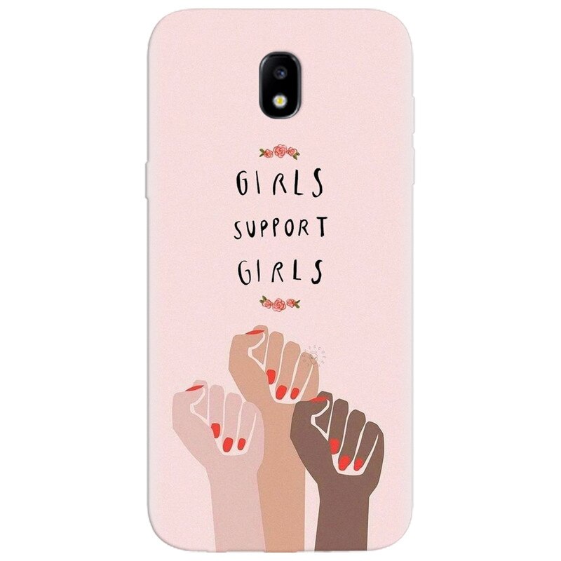 Husa silicon pentru Samsung Galaxy A7 2017, Girls Supportgirls