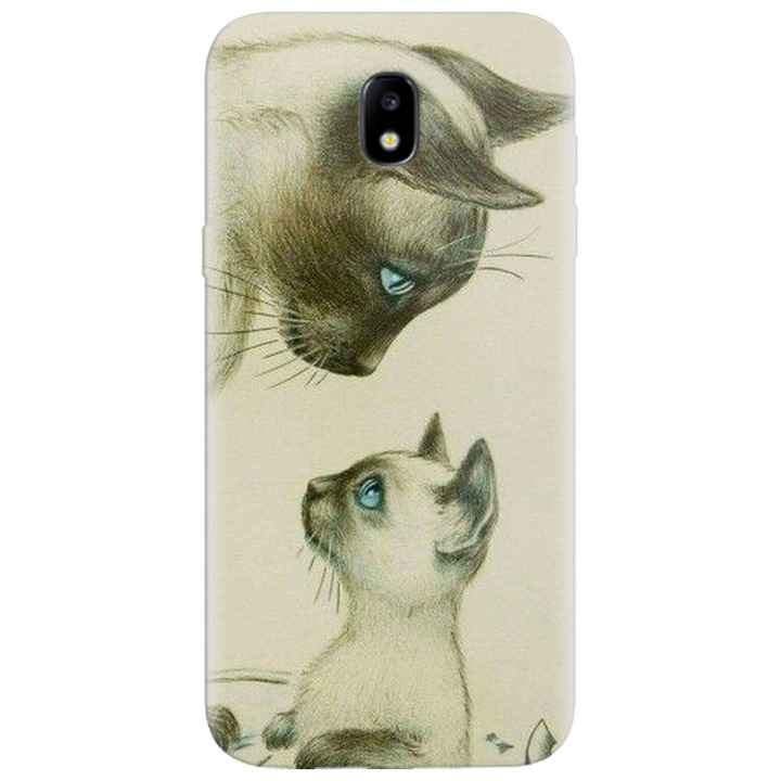 Силиконов кейс за Samsung Galaxy A7 2017, Little Cat