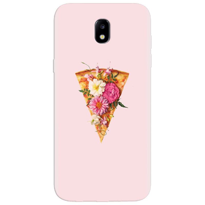 Husa silicon pentru Samsung Galaxy A3 2017, Flower Pizza