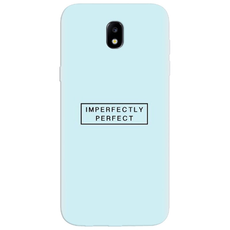 Husa silicon pentru Samsung Galaxy A7 2017, Imperfectly Perfect