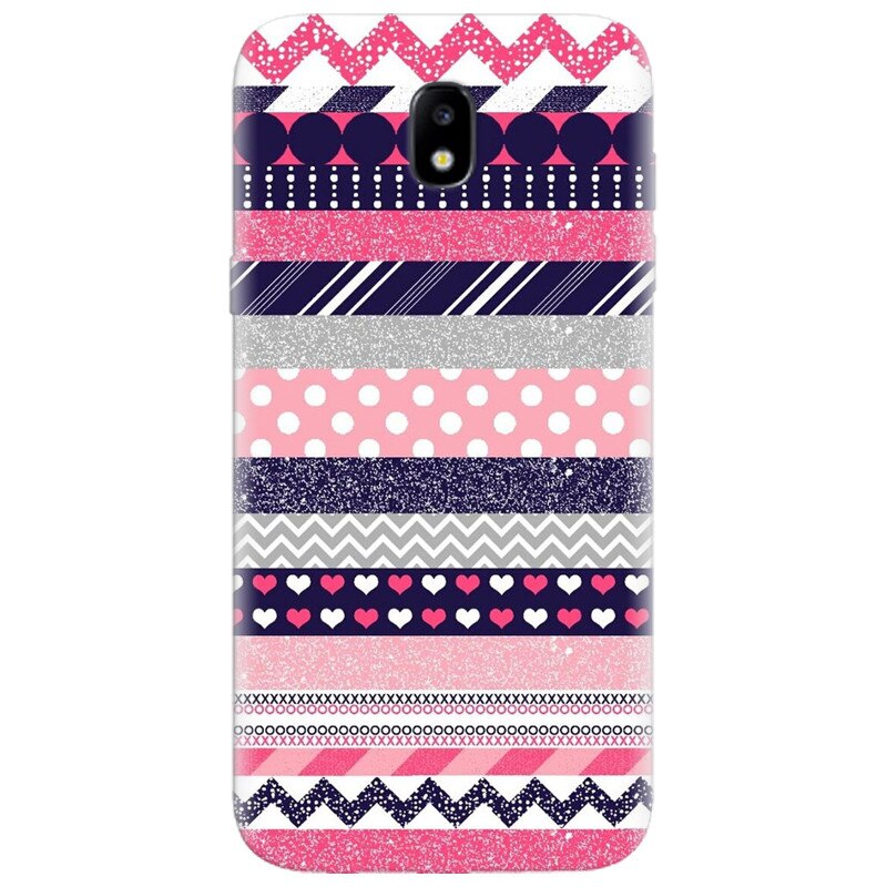 Husa silicon pentru Samsung Galaxy A7 2017, Love Pattern