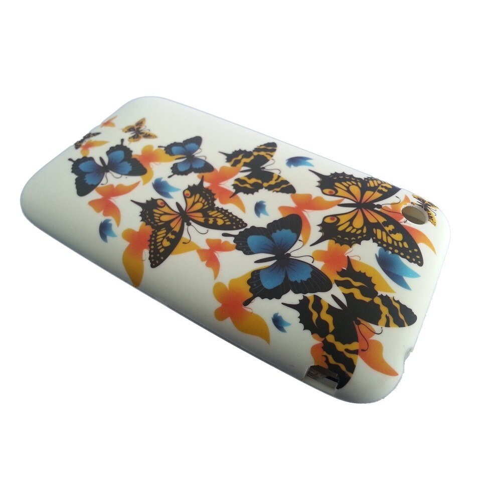 Husa Iphone 3 din Plastic Model Bees Culoare Alba