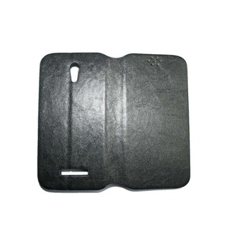 Husa Vodafone Smart 4 Power din Piele ECO model carte neagra Husa Vodafone Smart 4 Power din Piele ECO model carte neagra