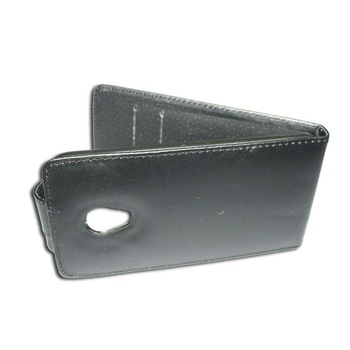 Husa HTC Desire 700 model FLIP din Piele ECO neagra Husa HTC Desire 700 model FLIP din Piele ECO neagra