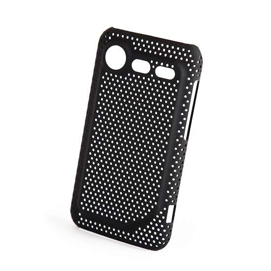 Husa HTC Incredible S - plastic model mesh negru