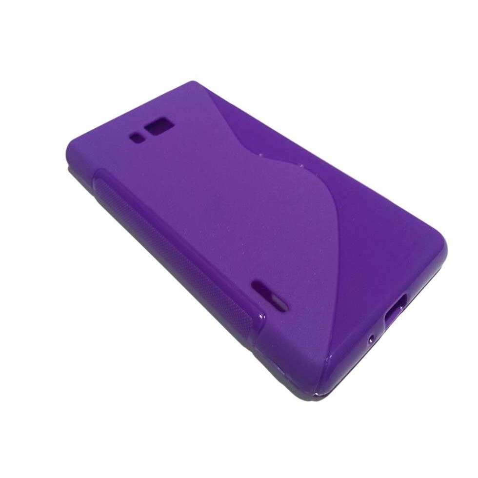 Husa LG Optimus L7 P705 din Silicon Model S Line Culoare Mov