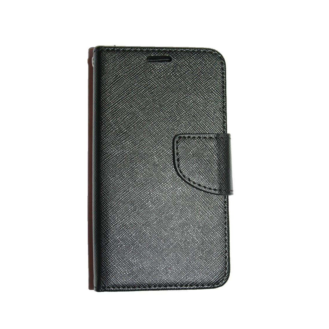 Husa LG Optimus G3 Mini - Fancy - piele ECO - culoare negru