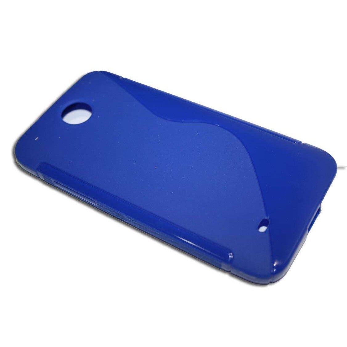 Husa HTC Desire 300 - S Line - silicon albastru